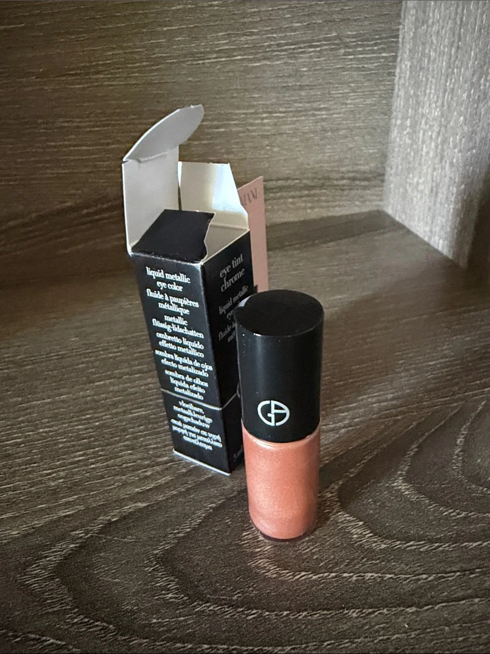 ❤️$18 NWT Giorgio Armani Eye Tint Chrome Liquid Metallic Eye Color – Rose Gold